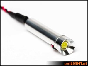 uniLIGHT 12mm Ultra-Power-Scheinwerfer, 8Wx2, T-FUSE - weiss