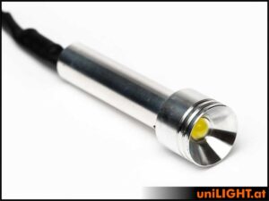 uniLIGHT 15mm Ultra-Power-Scheinwerfer, 8Wx2, T-FUSE - warmweiss