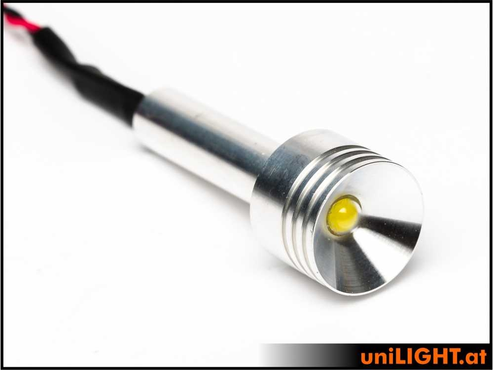 uniLIGHT 20mm Ultra-Power-Scheinwerfer, 8Wx2, T-FUSE - weiss