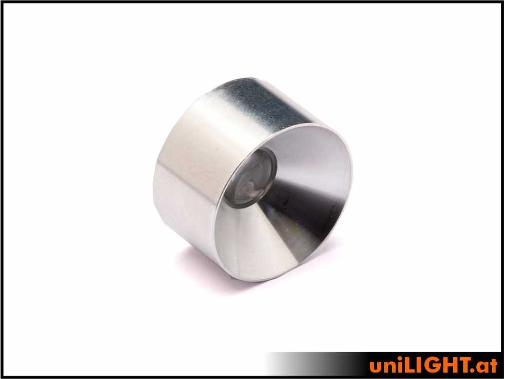 uniLIGHT 25mm Fahrwerk Scheinwerfer, 3Wx2, KURZ - warmweiss - 45°