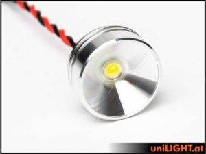 uniLIGHT 26mm Fahrwerk-Scheinwerfer, 8Wx2, Ultra-Power - weiss