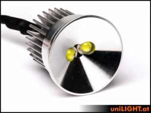 uniLIGHT 35mm Ultra-Power-Scheinwerfer, 22Wx2, T-FUSE - weiss - SPOT35F-220x2