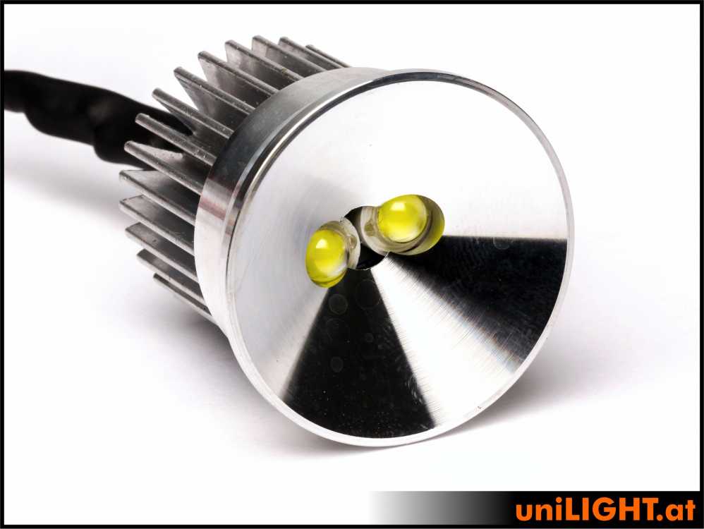 uniLIGHT 35mm Ultra-Power-Scheinwerfer, 22Wx2, T-FUSE - weiss - SPOT35F-220x2