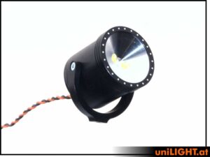 uniLIGHT 40mm Suchscheinwerfer, 14Wx2, T-FUSE - weiss