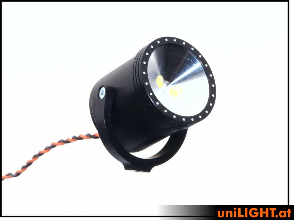 uniLIGHT 40mm Suchscheinwerfer, 14Wx2, T-FUSE - weiss