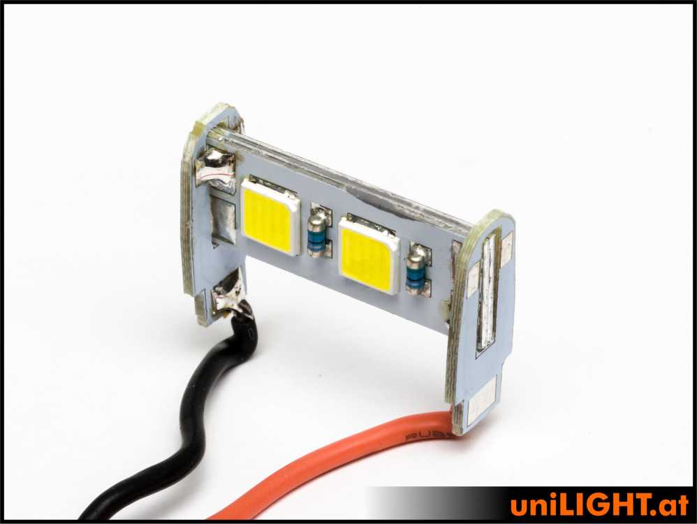 uniLIGHT DUAL Blitzlicht Modul, 24Wx3 - weiss + Wärmeleitkleber