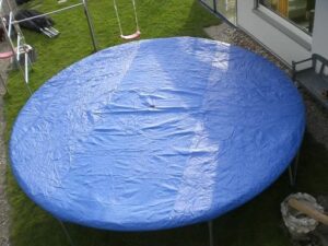 Abdeckplane zu Trampolin 3.65 m Pro PVC m. Ablauf/Haken