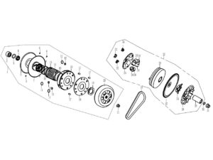 Fliehkraftkupplung 113105010000 (1) zu XY50QT