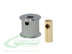 Goblin RAW 700 Aluminum Motor Pulley 23T H0175-23-S / Motor Ritzel 23T