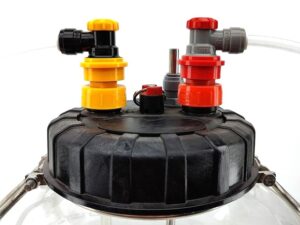 Kegland - Ball-Lock Anschluss niedrig für CO2 mit duotight 8mm KL20756
