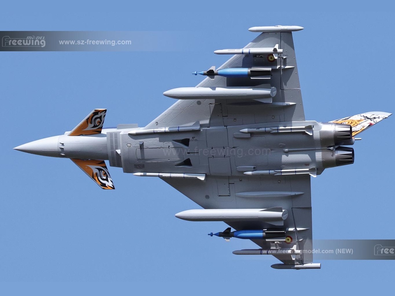 Eurofighter Typhoon, 90mm Impeller-Jet, Spw 1030mm, 8S PNP-Set, Freewing – Bild 6