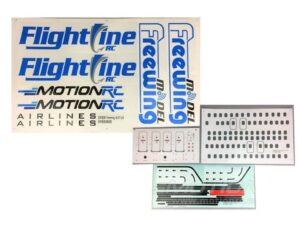 Aufkleber / Decal zu AL37 Airliner, Spw 1830mm, Freewing