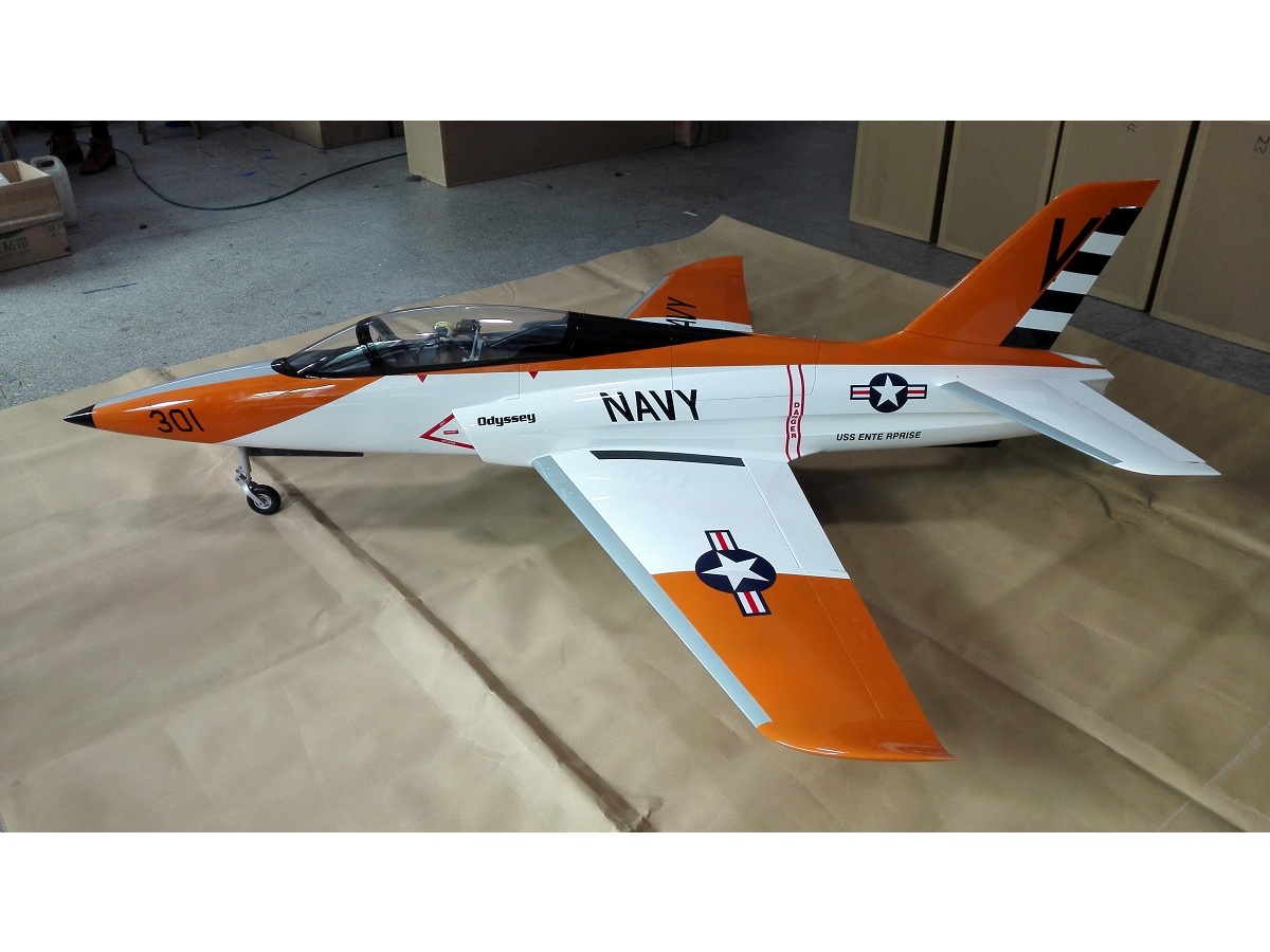 TopRC Model Odyssey - Navy - Sport Jet Full Composite, Spw 2190mm, ARF-Set – Bild 2