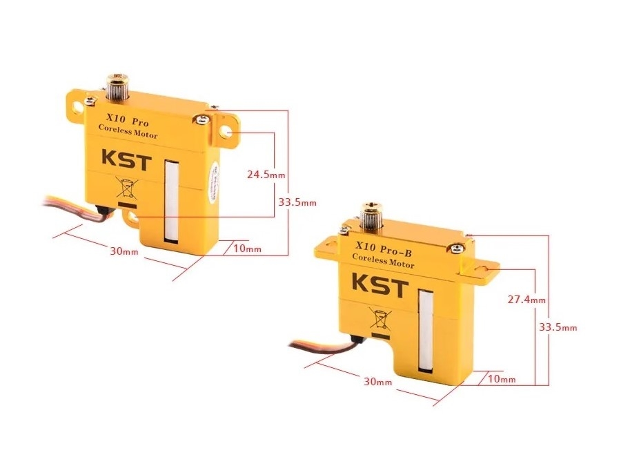 KST X10 Pro-A V8.0 - HV Digital Servo 10mm 11.5kg/cm – Bild 3
