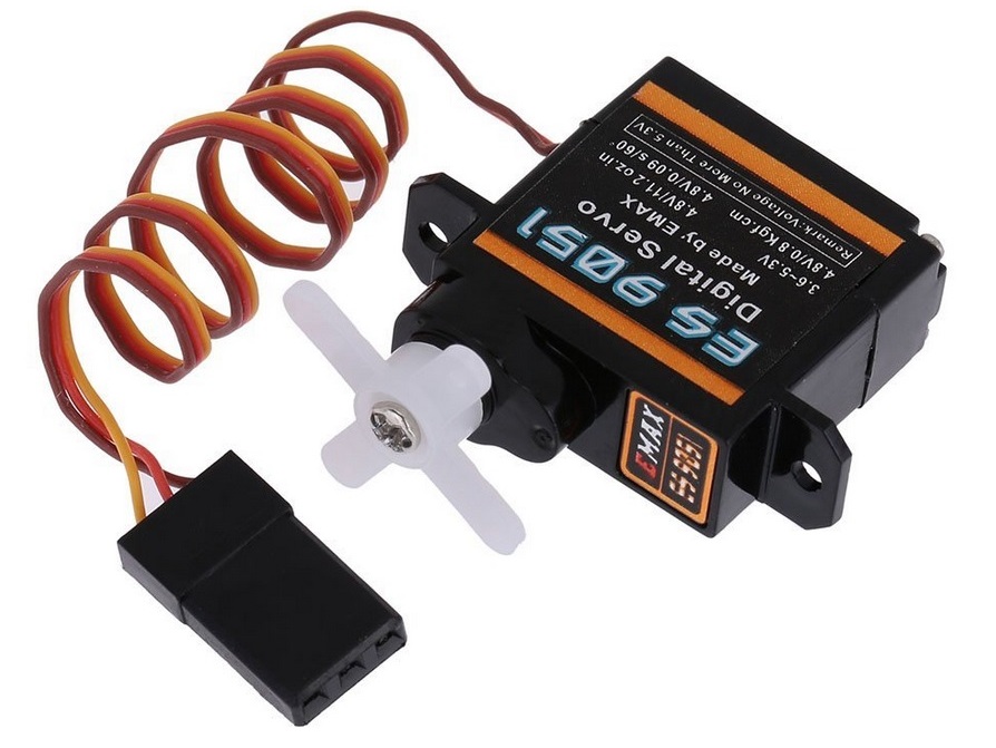 Emax Ultra Micro Servo ES9051, 4.1gr, 0.8kg Stellkraft, 8.34mm – Bild 3