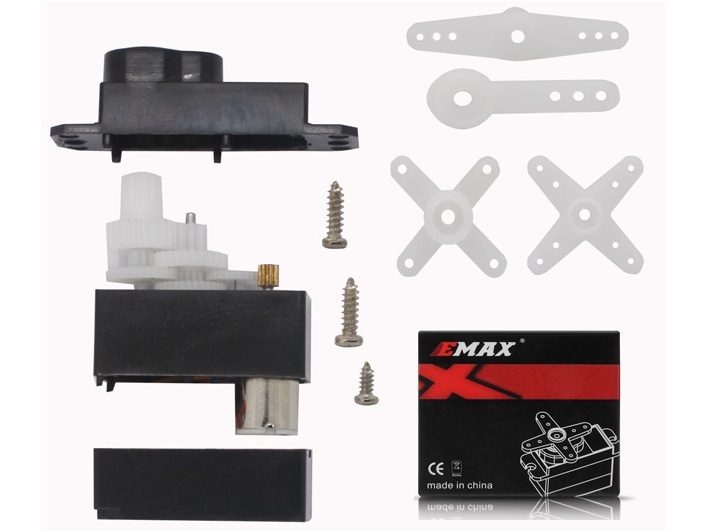 Emax Ultra Micro Servo ES9051, 4.1gr, 0.8kg Stellkraft, 8.34mm – Bild 5