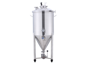 Konischer Edelstahl Druckfermenter 75L - Gärfass, Gärbehälter  (Drucklagertank)