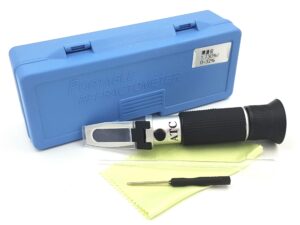 Optisches Brix-Refraktometer 0-32% & Spezifische Dichte bis SG 1.130