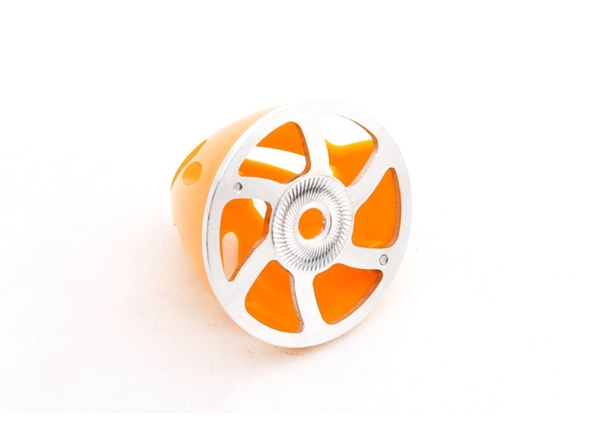 Turbo Spinner mit Alu-Bodenplatte 70mm / 2.75inch - in rot - KUZA – Bild 2