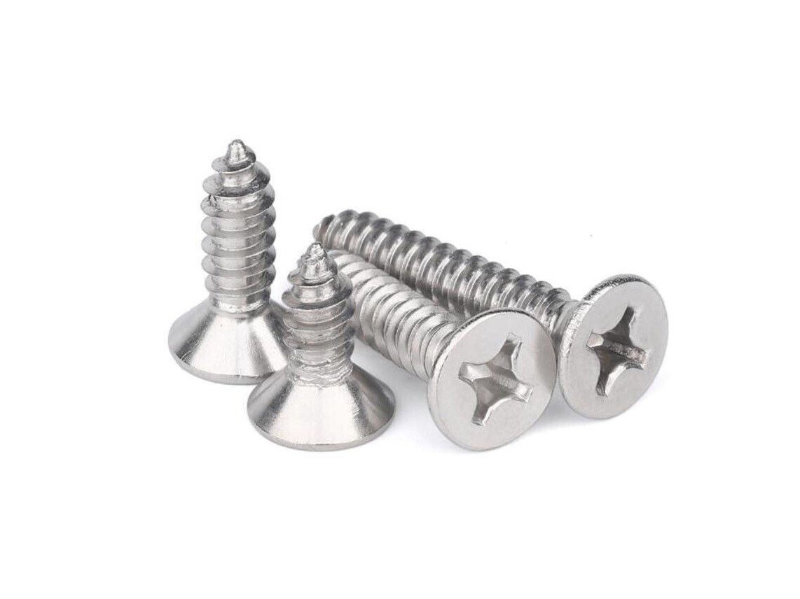 Senkkopfschrauben Holzschrauben, Kunstoff & Blech - kreuz - M3x8 - 20er-Set