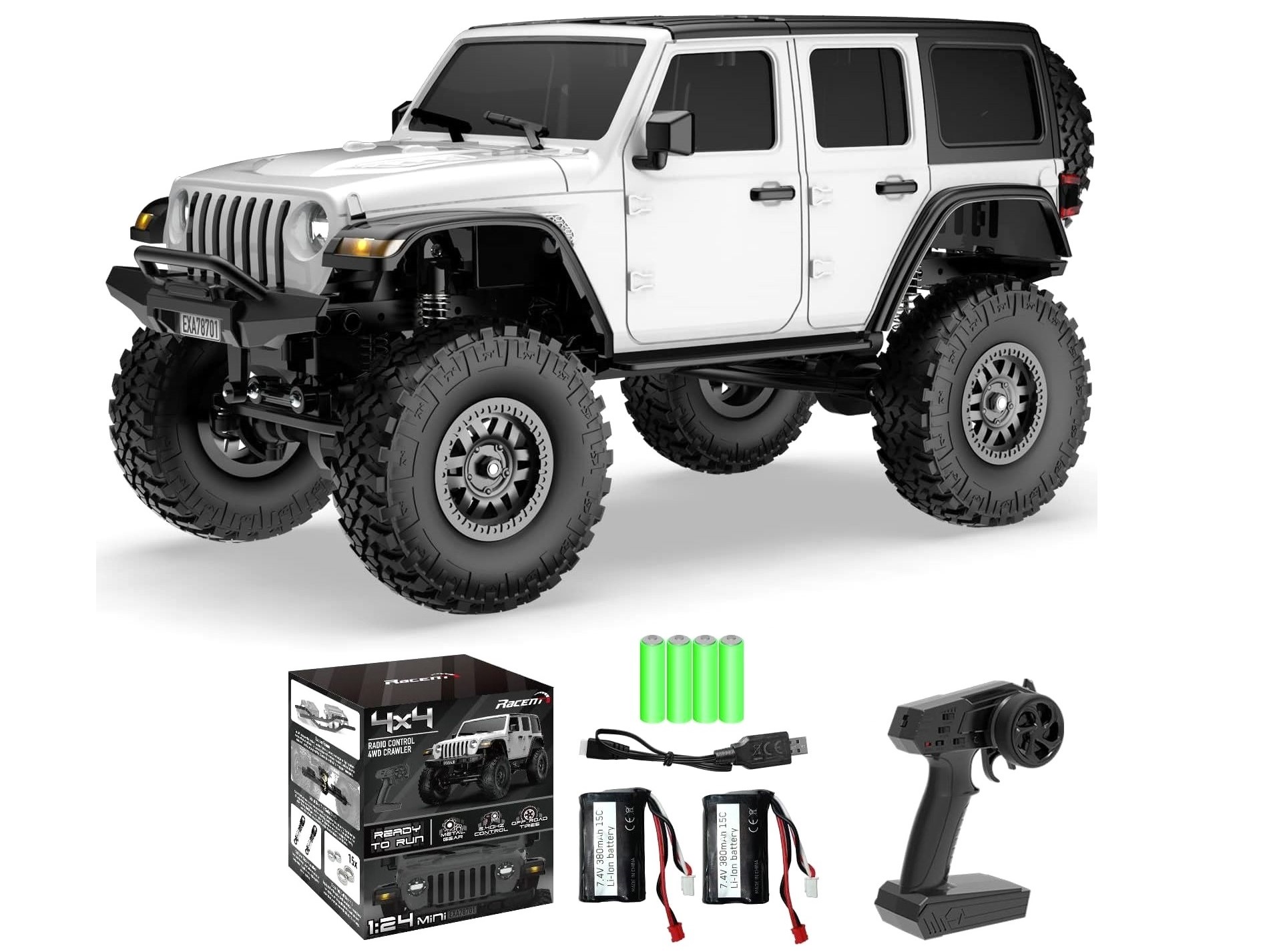 Rock Crawler - 4WD RC-Car - RTR-Komplett-Set - 2.4Gh - 1:24, Volantex