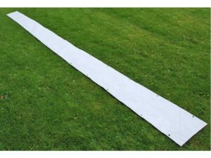 Dachrinne / Regenrinne PVC zu HEBU-Tent 10m