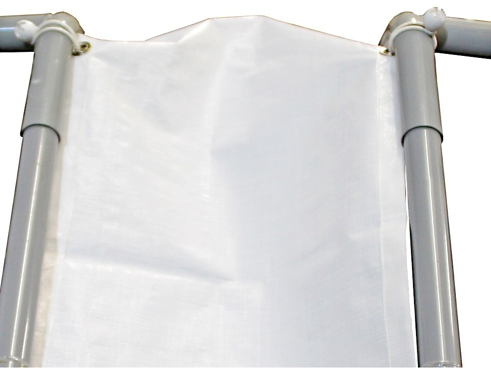 Dachrinne / Regenrinne PVC zu HEBU-Tent 10m – Bild 2