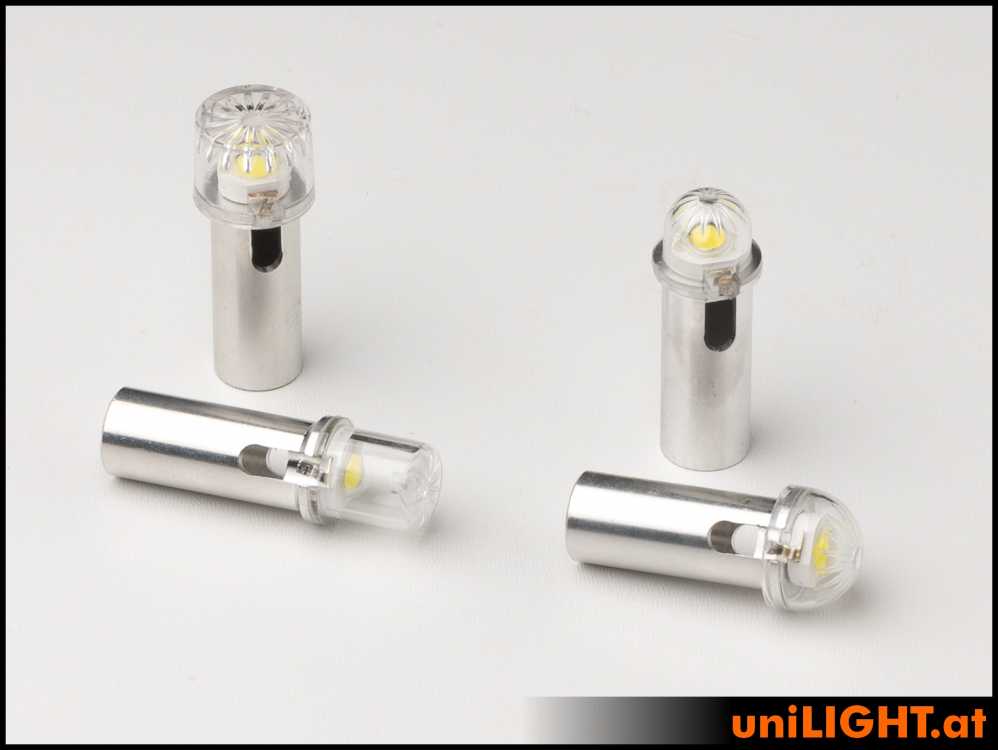 uniLIGHT 10mm PIN Navigationslicht, 3Wx2, Kurz - rot – Bild 3