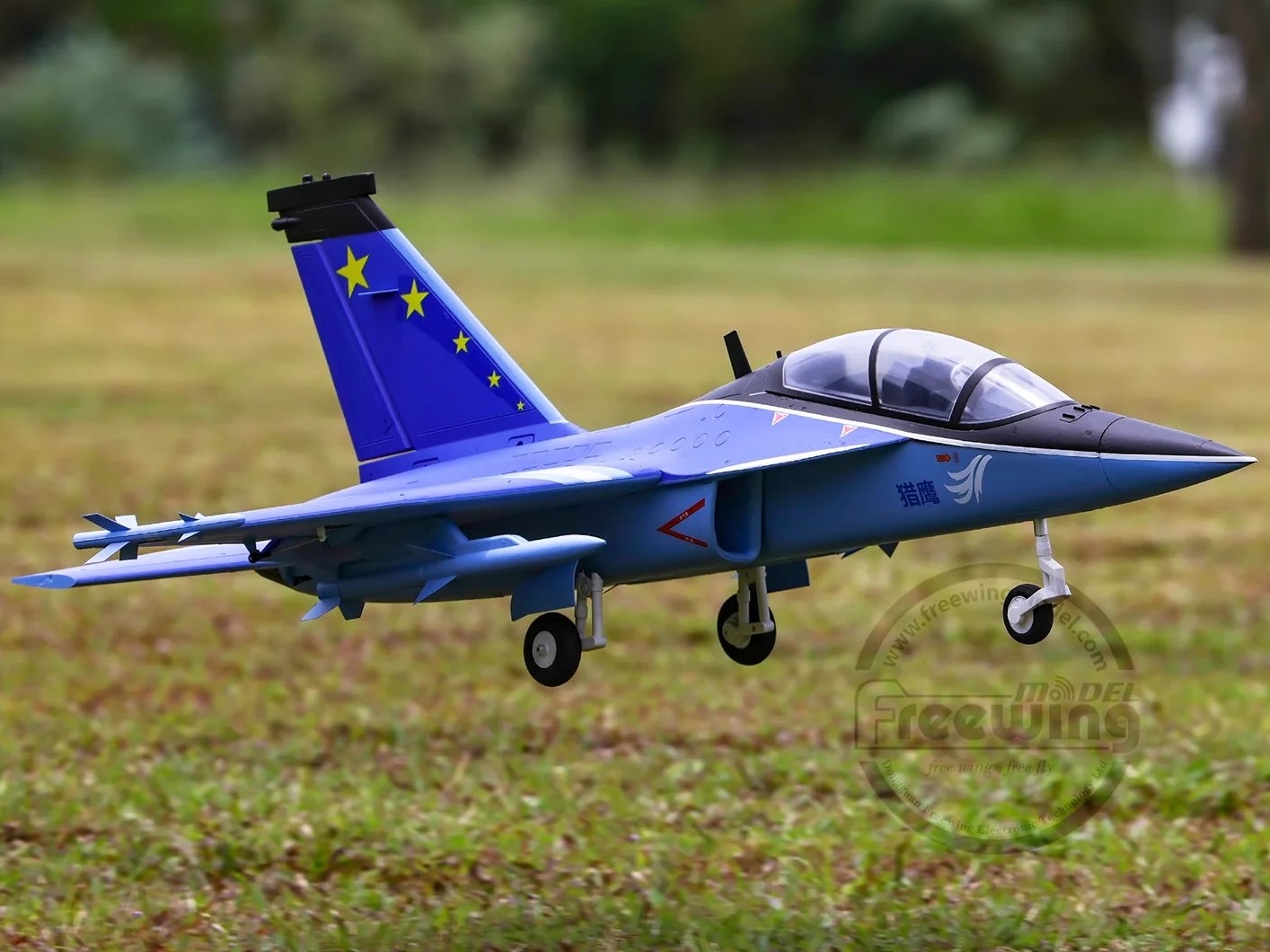 Hongdu L-15 Falcon / JL-10, 64mm EDF Jet, Spw 760mm, 6S PNP-Set, Freewing – Bild 5