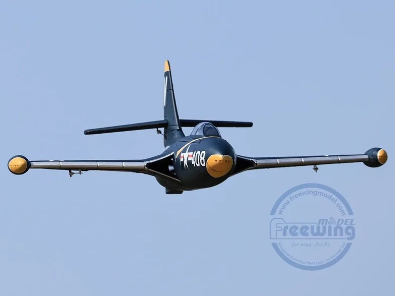 F9F Panther V2, 64mm EDF, Spw 690mm, 4S PNP-Set von Freewing – Bild 2