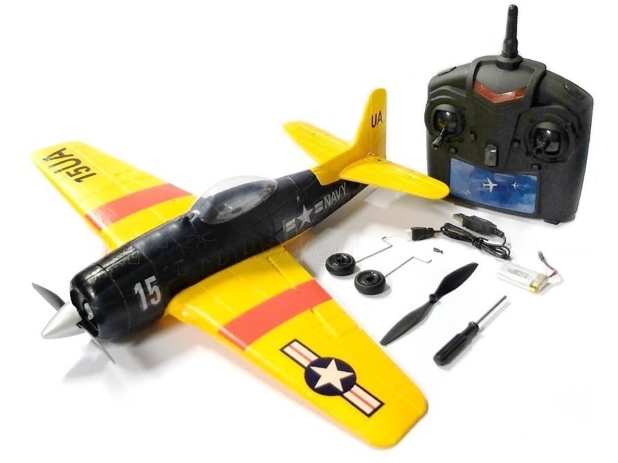 Spielzeug Mini Warbird - F6F Hellcat, Spw 450mm – Bild 4