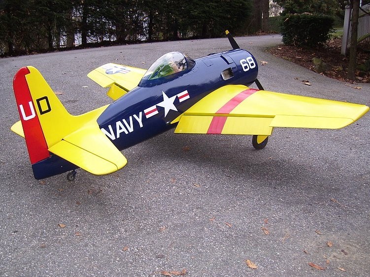 Full Composite F8F Bearcat Navy 100ccm 2460mm ARF CYModel – Bild 2