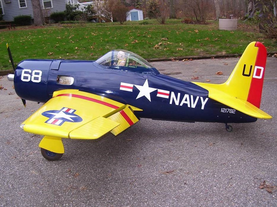 Full Composite F8F Bearcat Navy 100ccm 2460mm ARF CYModel – Bild 3