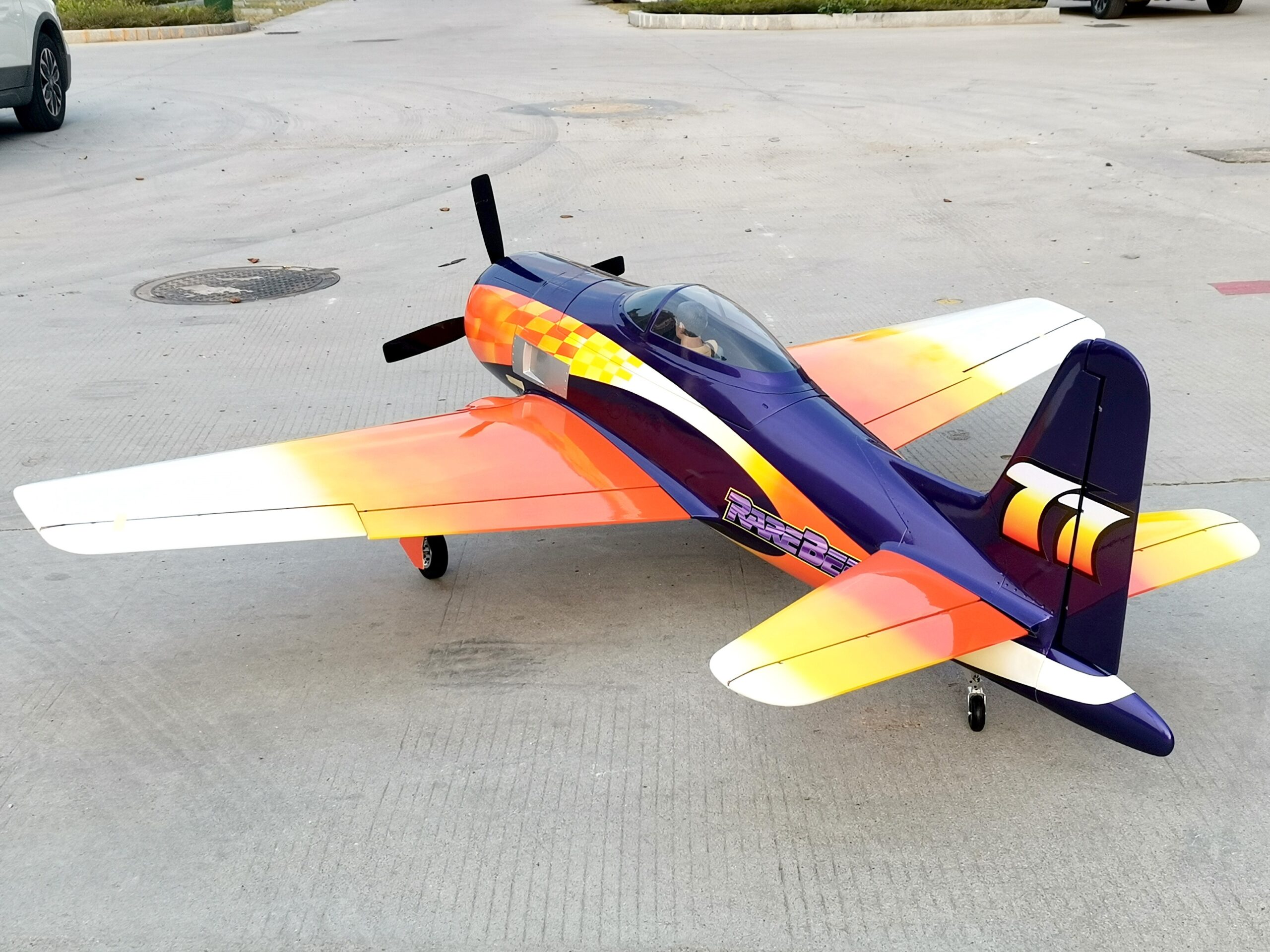 Full Composite F8F Bearcat RaceBear 100ccm 2460mm ARF CYModel – Bild 2