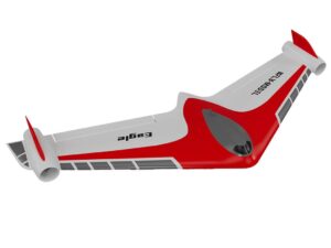 Nurflügler Eagle Twin 40mm EDF, Spw 1019mm, PNP-Set mit Gyro von XFLY-Model