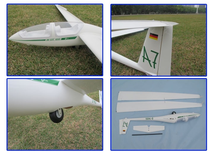 Elektrosegler DG-505, Spw 2600mm, ARF-Set, FlyFly – Bild 2
