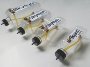 Benzintank klar 350ml mit Beschlag-Set und Alu-Tankverschluss, Skysun