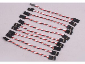 Patchkabel Stecker auf Stecker, JR/Futaba, Twisted 15cm lang 22AWG