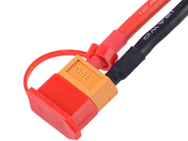 LiPo Schutzkappen XT60 - Ladezustandsmarkierer mit Befestigung - 8er-Set – Bild 4