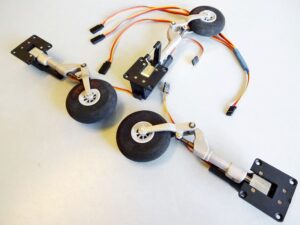 Fahrwerk - Set zu Aerobel Pilatus PC-12, Spw 1850mm