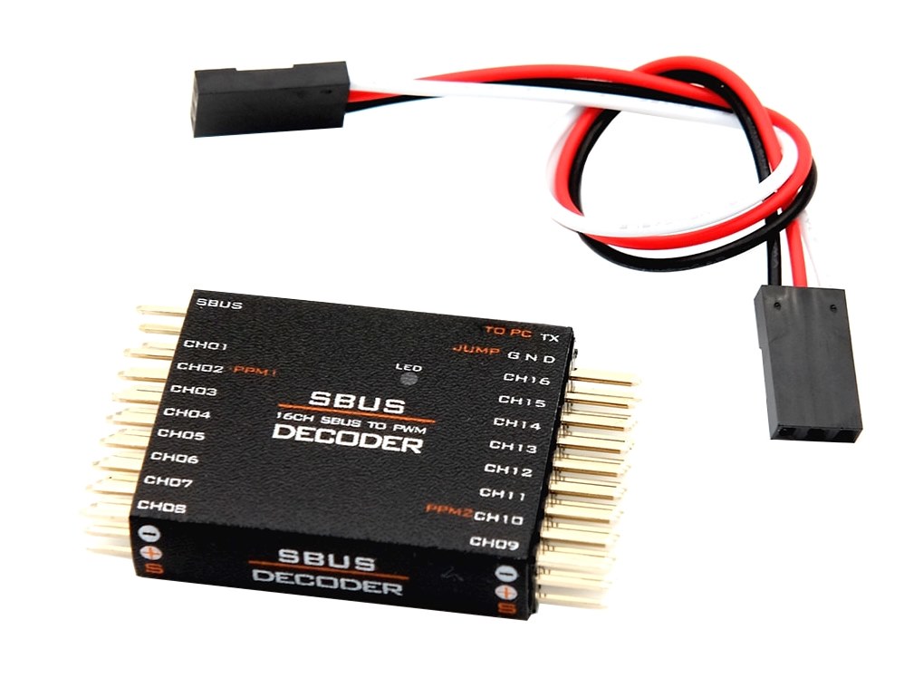 SBUS zu PWM PPM Decoder 16CH für Futaba Frsky X8R RXSR usw.