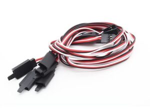 Servo-Verlängerungskabel 60cm, 26AWG, 0.13mm² - Flach