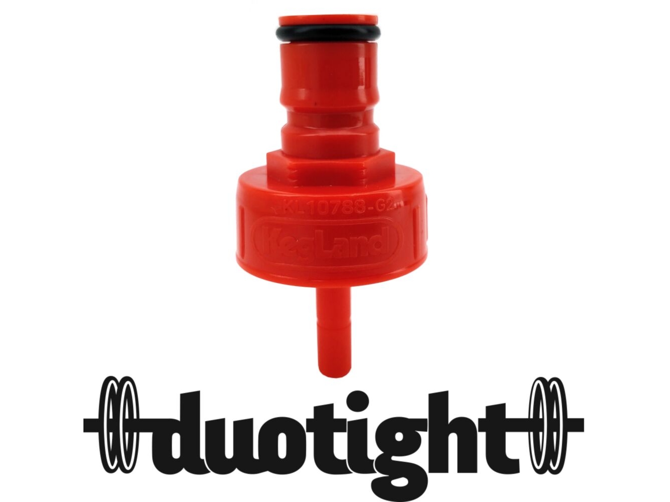 Kegland - ROT Multi-Karbonisierungs Cap Ball Lock duotight - Gas