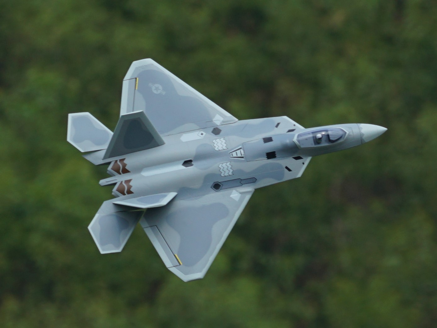 F-22 Raptor - 40mm Impeller-Jet, Spw 702mm, PNP-Set von XFLY-Model – Bild 3