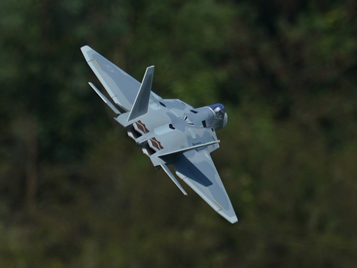 F-22 Raptor - 40mm Impeller-Jet, Spw 702mm, PNP-Set von XFLY-Model – Bild 4