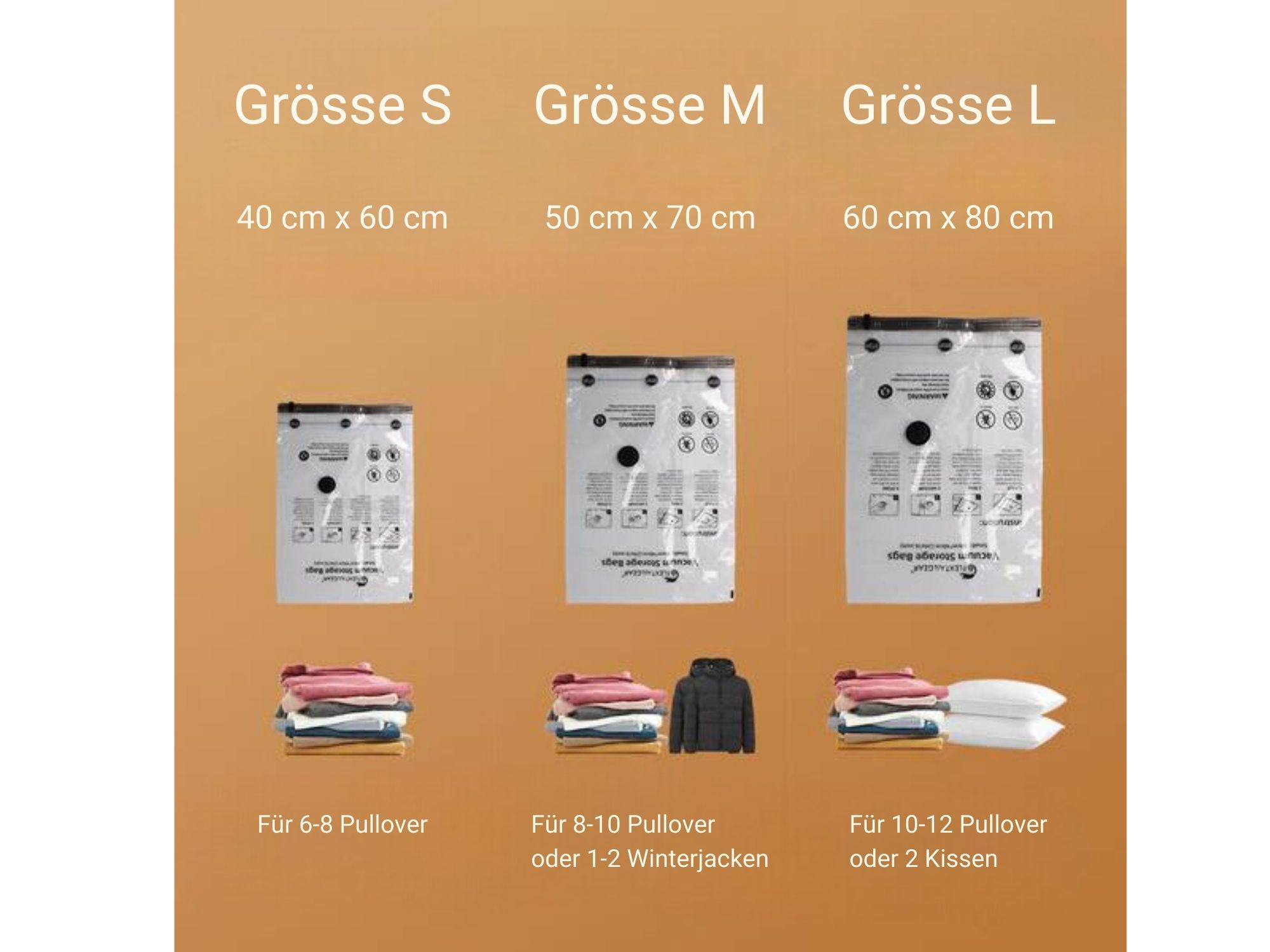 FLEXTAILGEAR Vakuum-Aufbewahrungs-Beutel M – Bild 2