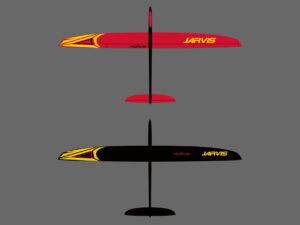 Voll GFK Elektrosegler Jarvis X-LW, Spw 2550mm von RCRCM
