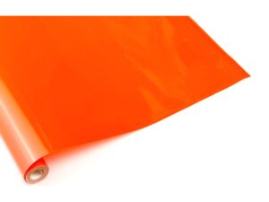 Bügelfolie / Bespannfolie - ORANGE - 60 x 200 cm