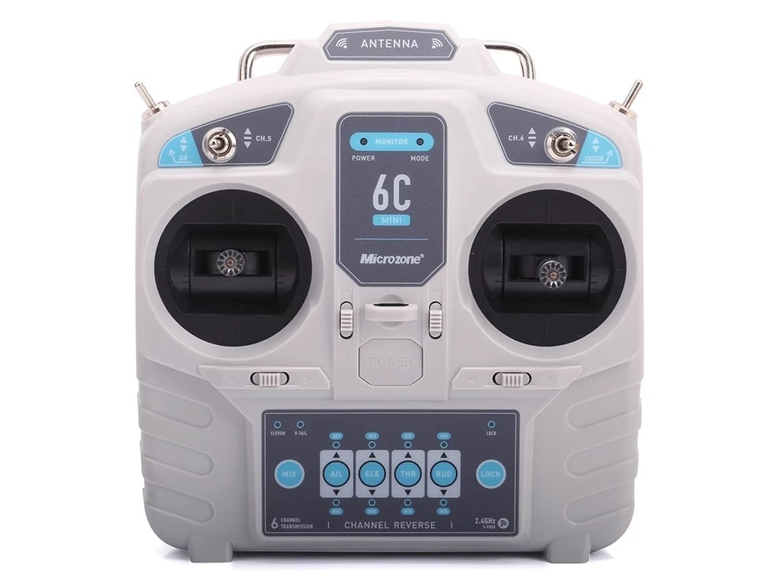 Microzone 6-Kanal Fernsteuerung MC6C-Mini - Empfänger MC7RB-V2 - Mode 2