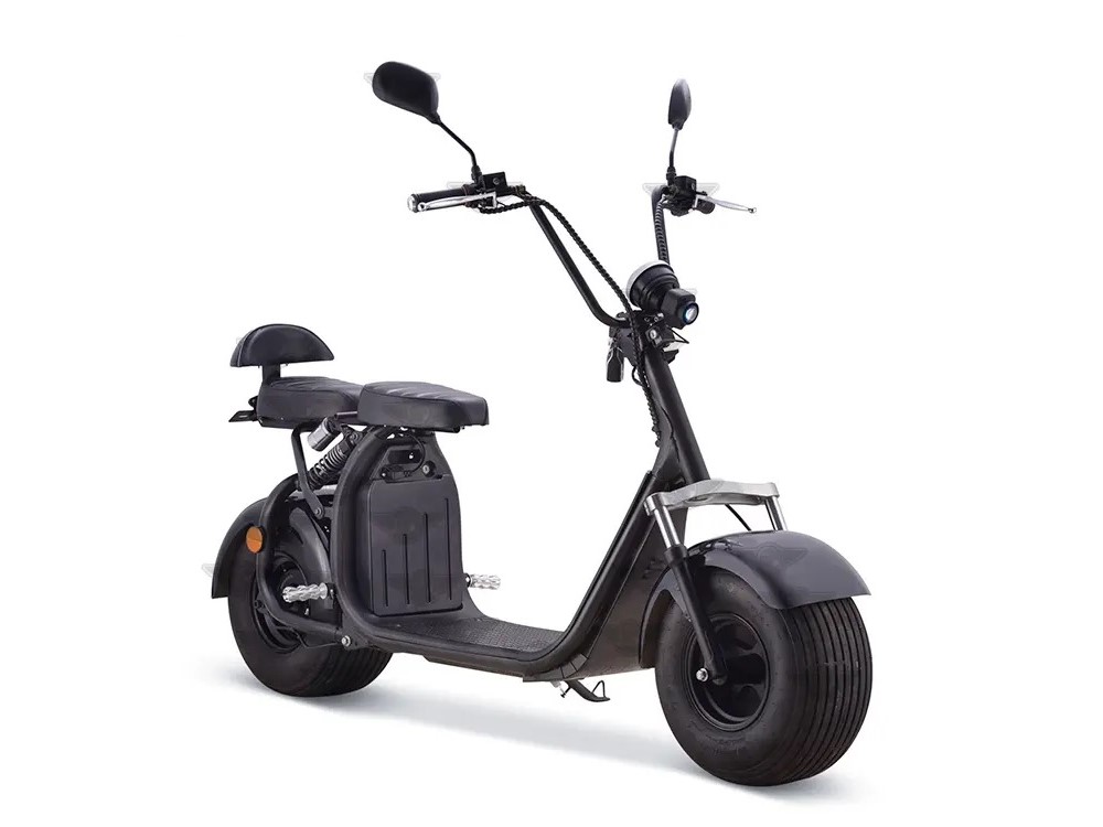 Citycoco Elektro Trotti FAT-BOY 500 Watt - 25km/h - gold 2-Plätzer